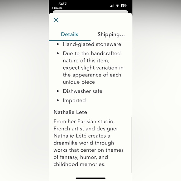 Anthropologie Nathalie Lete Christmas Tree Dessert Plate - Picture 8 of 8